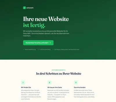 Website von seitesteht.de